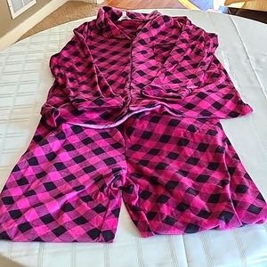 Womens XL long sleeve pajama set